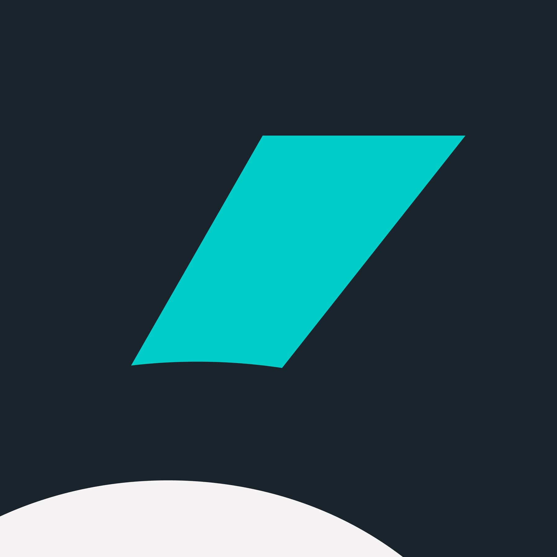 The turquoise accent featured prominently in new logo of Glacé Media as part of their re-brand.